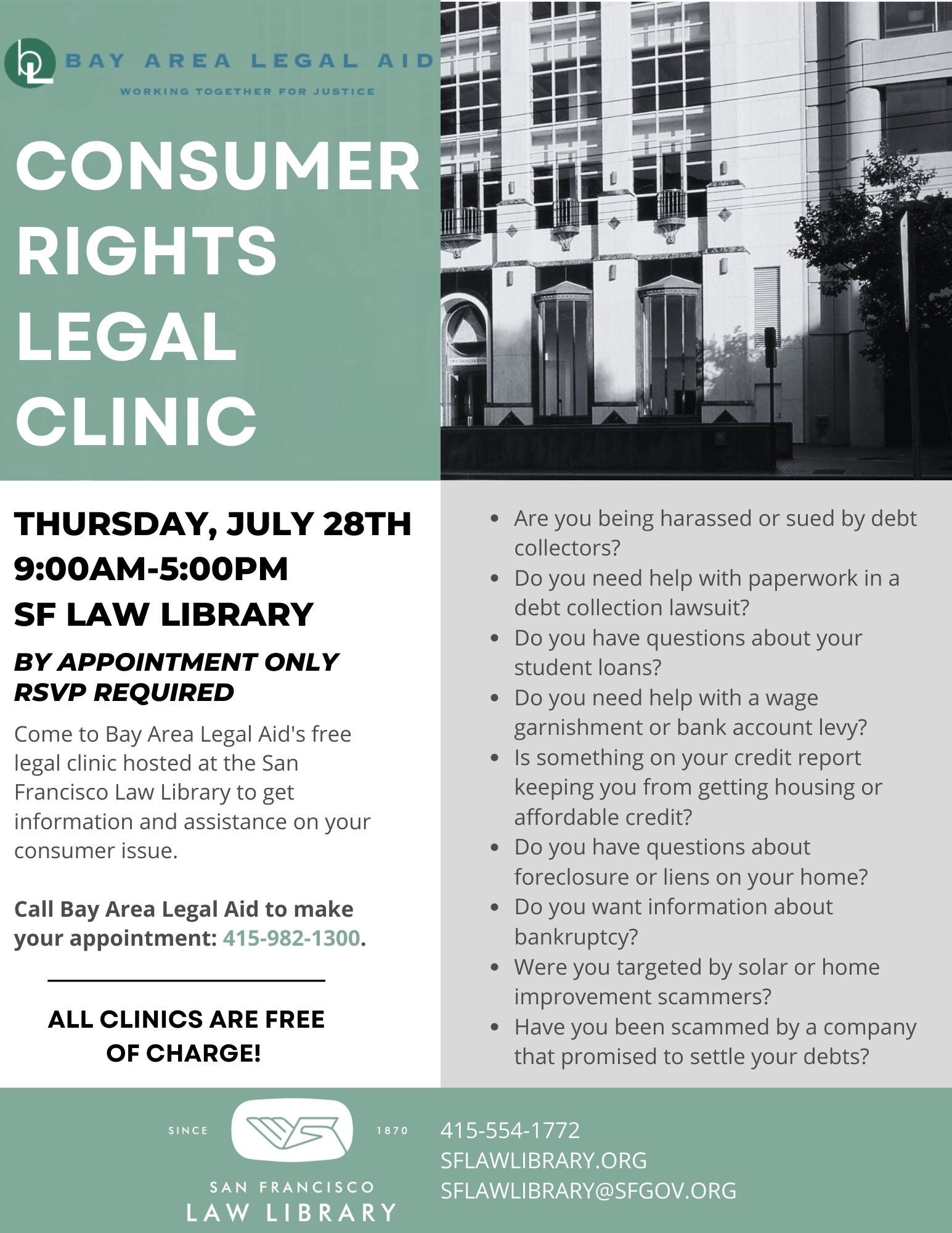 7.28.22 Consumer Rights Clinic