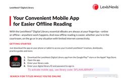 Digital Library App for Offline Reading