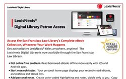SFLL Lexis Digital Library Patron Access Flyer